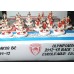 Subbuteo Andrew Olympiacos BC back to back set. Includes 2 teams with 12 players each and ball of the game with WSB Professional bases